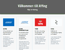 Tablet Screenshot of alfing.se